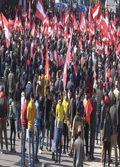 कांग्रेसले आज सबै स्थानीय तहमा प्रदर्शन गर्दै 